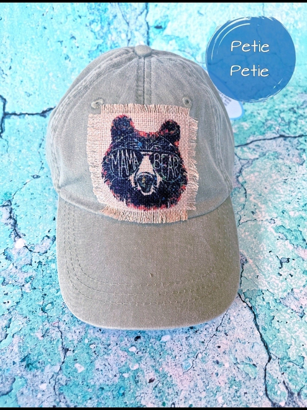 Adult Mama Bear Baseball Cap